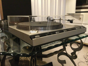 Technics SL-3300 Turntable, Just About Mint, Shure Cartridge, New Lid, Serviced, Watch Video!