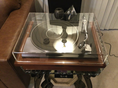 Pioneer PL-41 Turntable, Just About Mint, Shure Cartridge, New Lid, Serviced, Watch Video!