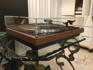 DUAL 1241 TURNTABLE, ABSOLUTELY MINT, SHURE CARTRIDGE, NEW LID, SERVICED, WATCH VIDEO!