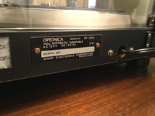 Optonica RP-7205 Tutntable, Just About Mint, Stanton 500 Cartridge, New Lid, Serviced, Watch Video!