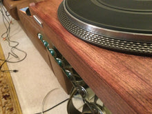Pioneer PL-516 Turntable, Real Wood Veneer, Shure M91ED Cartridge, New Lid, Serviced, Watch Video!