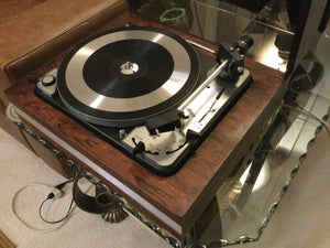 DUAL 1019 TURNTABLE, JUST ABOUT MINT, SHURE M3D CARTRIDGE, SERVICED, WATCH VIDEO!