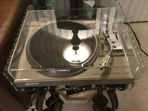 Pioneer PL-516 Turntable, Just About Mint, Stanton Cartridge, New Lid, Serviced, Watch Video!