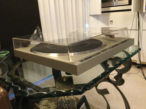 PIONEER PL-400 TURNTABLE, JUST ABOUT MINT, PIONEER CARTRIDGE, SERVICED, WATCH VIDEO!