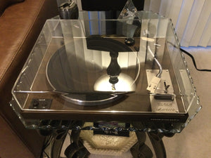 Marantz 6110 Turntable, Just About Mint, Shure M91ED Cartridge, New Lid, Serviced, Watch Video!