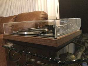 DUAL 1241 TURNTABLE, ABSOLUTELY MINT, SHURE CARTRIDGE, NEW LID, SERVICED, WATCH VIDEO!