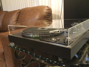 TRIO KP-M350 MK II TURNTABLE, EXTRA CLEAN, NEW LID, PICKERING CARTRIDGE, SERVICED, WATCH VIDEO!