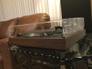 DUAL 1264 TURNTABLE, JUST ABOUT MINT, ORTOFON CARTRIDGE, NEW LID, RECAPPED, WATCH VIDEO!