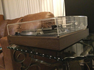 DUAL 506 TURNTABLE, JUST ABOUT MINT, ORTOFON CARTRIDGE, NEW LID, RECAPPED, WATCH VIDEO!