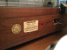 Pioneer PL-50 Turntable, Just About Mint, Ortofon Cartridge, New Lid, Serviced, Watch Video!