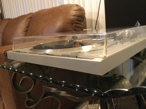 PIONEER PL-400 TURNTABLE, JUST ABOUT MINT, PIONEER CARTRIDGE, SERVICED, WATCH VIDEO!