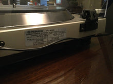 Pioneer PL-600 Turntable, Just About Mint, Shure V-15 Type III Cartridge, New Lid, Serviced, Watch Video!