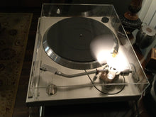 Pioneer PL-600 Turntable, Just About Mint, Shure V-15 Type III Cartridge, New Lid, Serviced, Watch Video!