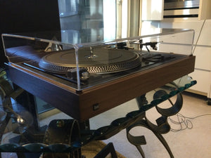 DUAL 1257 TURNTABLE, JUST ABOUT MINT, ORTOFON CARTRIDGE, RECAPPED, NEW LID, SERVICED, WATCH VIDEO!