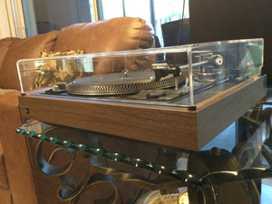 DUAL 1257 TURNTABLE, JUST ABOUT MINT, ORTOFON CARTRIDGE, RECAPPED, NEW LID, SERVICED, WATCH VIDEO!