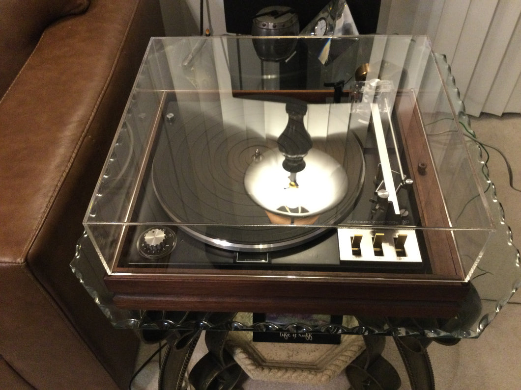 Garrard Zero 100C Turntable, Absolutely Mint, Pickering V-15 Cartridge, New Lid, Serviced, Watch Video!