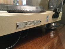 Pioneer PL-518 Turntable, Just About Mint, Shure V-15 II Cartridge, New Lid, Serviced, Watch Video!