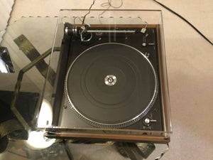 DUAL 1264 TURNTABLE, JUST ABOUT MINT, ORTOFON CARTRIDGE, NEW LID, RECAPPED, WATCH VIDEO!