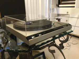 Technics SL-5200 Turntable, Just About Mint, Audio Technica Cartridge, New Lid, Recapped, Watch Video!