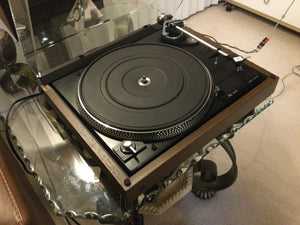 DUAL 506 TURNTABLE, JUST ABOUT MINT, ORTOFON CARTRIDGE, NEW LID, RECAPPED, WATCH VIDEO!