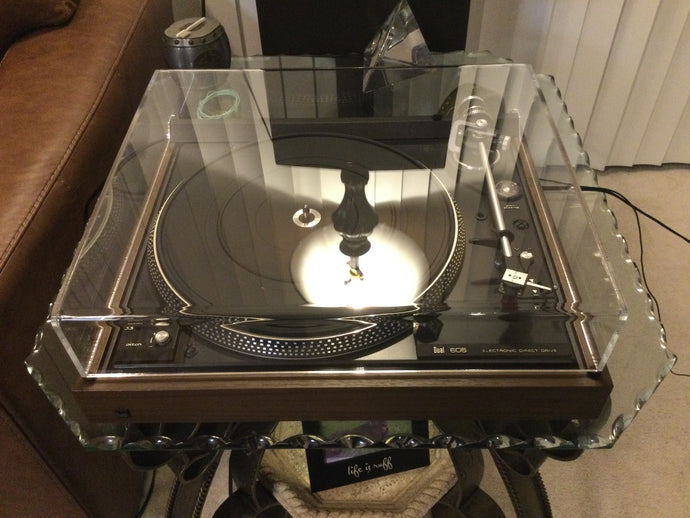 Dual 606 TURNTABLE, ABSOLUTELY MINT, PICKERING V-15 CARTRIDGE, NEW LID, SERVICED, WATCH VIDEO!