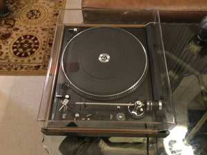 DUAL 1264 TURNTABLE, JUST ABOUT MINT, ORTOFON CARTRIDGE, NEW LID, RECAPPED, WATCH VIDEO!