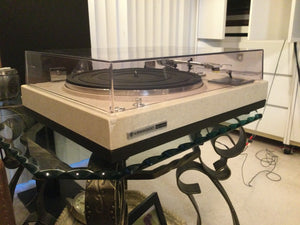 Kenwood KD-2055 Turntable, Extra Clean, Shure Cartridge, Serviced, Watch Video!