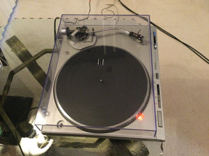 TECHNICS SL-D303 TURNTABLE, JUST ABOUT MINT, STANTON 680 CARTRIDGE, SERVICED, WARCH VIDEO!