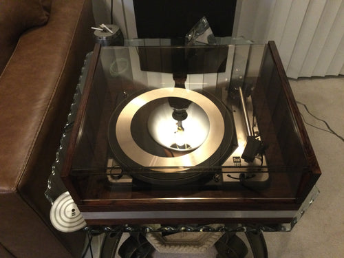 DUAL 1019 TURNTABLE, JUST ABOUT MINT, SHURE M3D CARTRIDGE, SERVICED, WATCH VIDEO!