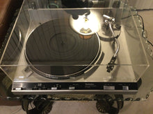 Technics SL-3350 Turntable, Just About Mint, Shure 2215 Cartridge, New Lid, Serviced, Watch Video!