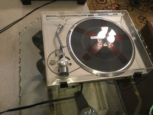 PIONEER PL-400 TURNTABLE, JUST ABOUT MINT, PIONEER CARTRIDGE, SERVICED, WATCH VIDEO!