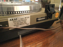 Akai AP-306 Turntable, Near Mint, Acutex 206 Cartridge, New Lid, Serviced, Watch Video!