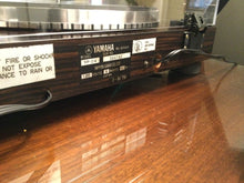 Yamaha YP-D4 Turntable, Just About Mint, Audio Technica Cartridge, New Lid, Serviced, Watch Video!