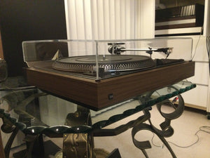 DUAL 506 TURNTABLE, JUST ABOUT MINT, ORTOFON CARTRIDGE, NEW LID, RECAPPED, WATCH VIDEO!