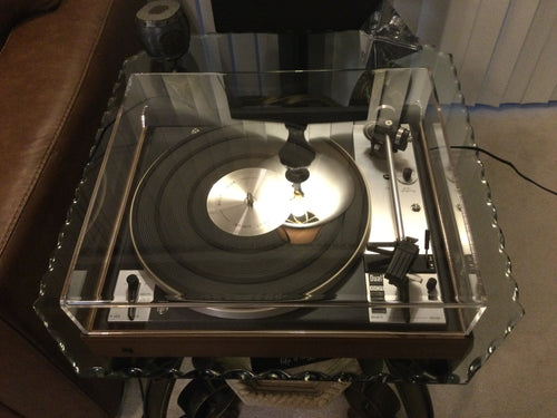 DUAL 601 TURNTABLE, JUST ABOUT MINT, SHURE CARTRIDGE, NEW LID, SERVICED