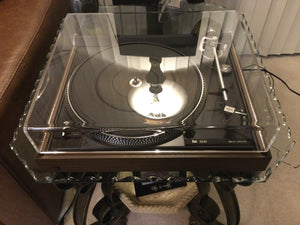 DUAL 506 TURNTABLE, JUST ABOUT MINT, ORTOFON CARTRIDGE, NEW LID, RECAPPED, WATCH VIDEO!