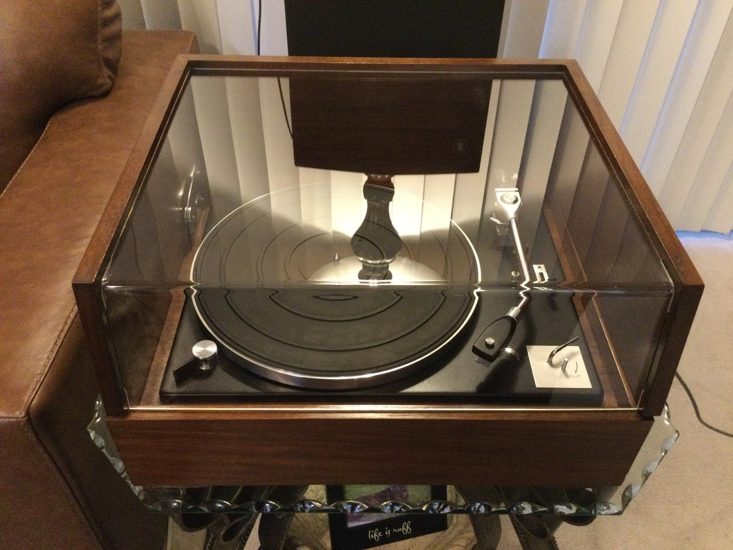 PIONEER PL-25 TURNTABLE, NEAR MINT, PICKERING CARTRIDGE, NEW LID, SERVICED, WATCH VIDEO