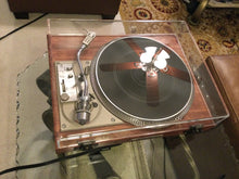 Pioneer PL-516 Turntable, Real Wood Veneer, Shure M91ED Cartridge, New Lid, Serviced, Watch Video!