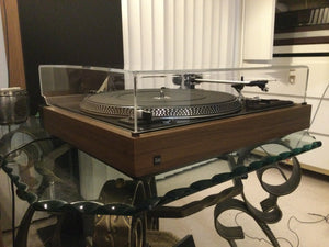 DUAL 1264 TURNTABLE, JUST ABOUT MINT, ORTOFON CARTRIDGE, NEW LID, RECAPPED, WATCH VIDEO!